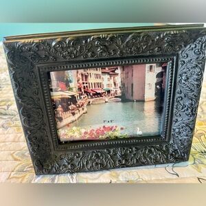 Black wooden picture frame